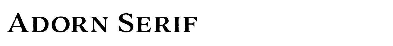 Adorn Serif image